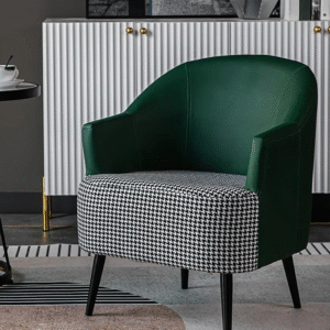 Houndstooth Haven Chair