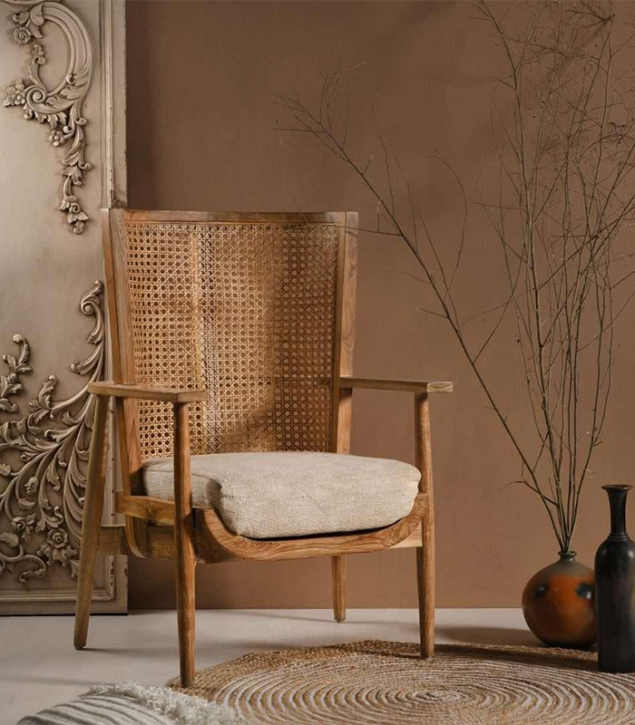 Kiphire Cane Armchair