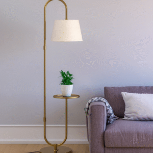 Table Shelf LED Floor Lamp