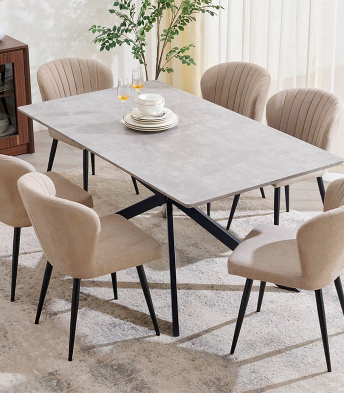 Voxen 6-Seater Dining Set