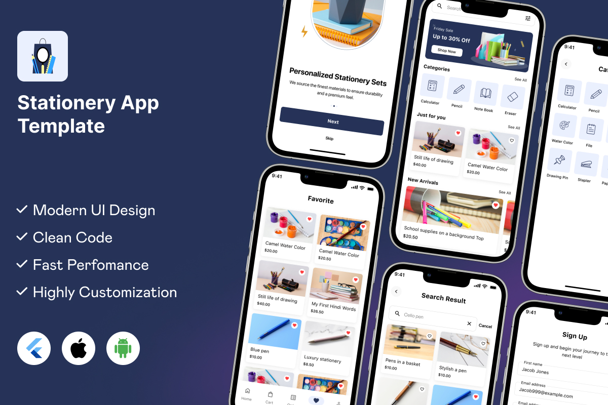 Stationery Store App