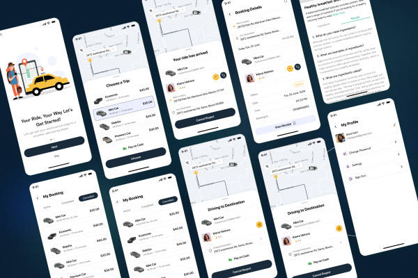 RideMate: Online Taxi Booking App Template - Code Creeks